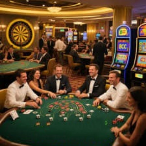 Live Casino dengan dealer langsung dan berbagai permainan meja